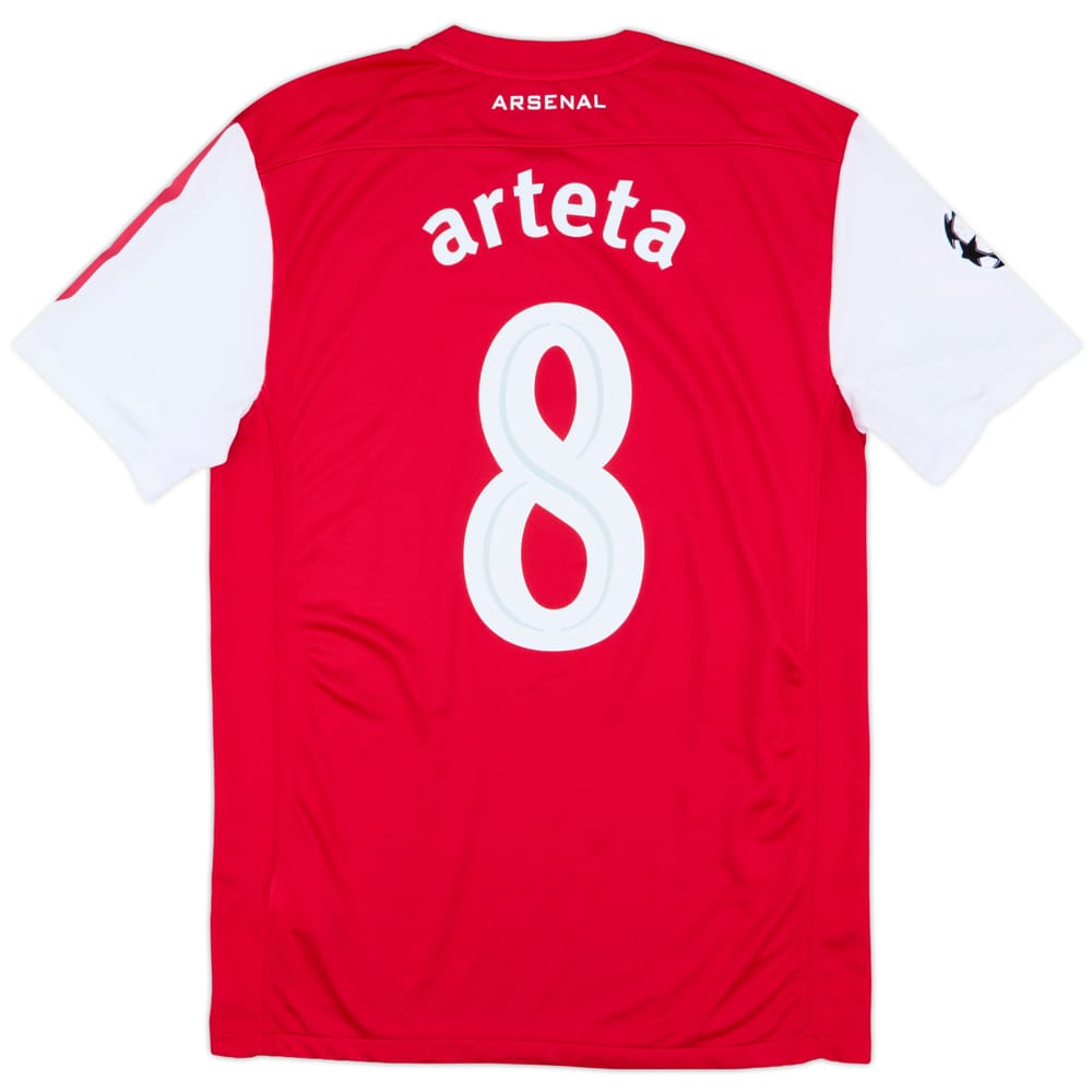 2011-12 Arsenal Home Shirt Arteta #8 - 8/10 - (M)