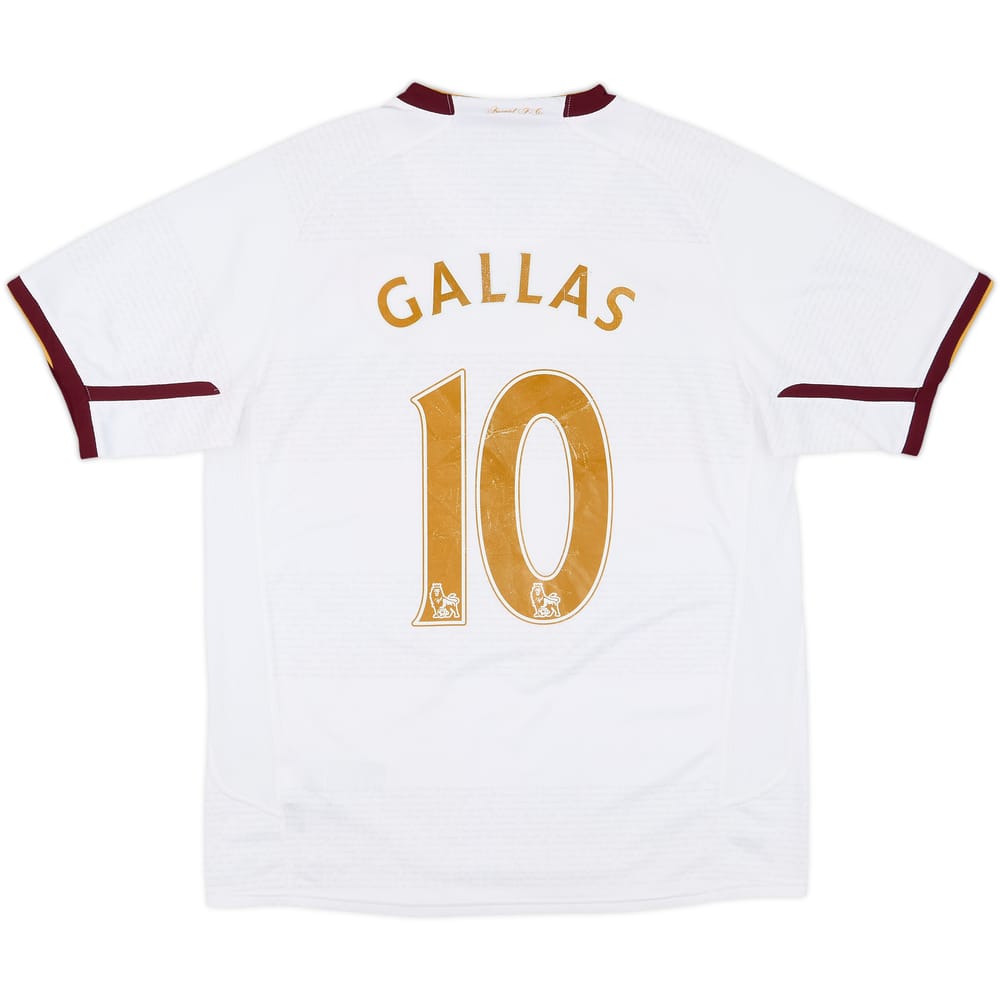 2007-08 Arsenal Away Shirt Gallas #10 - 6/10 - (M)