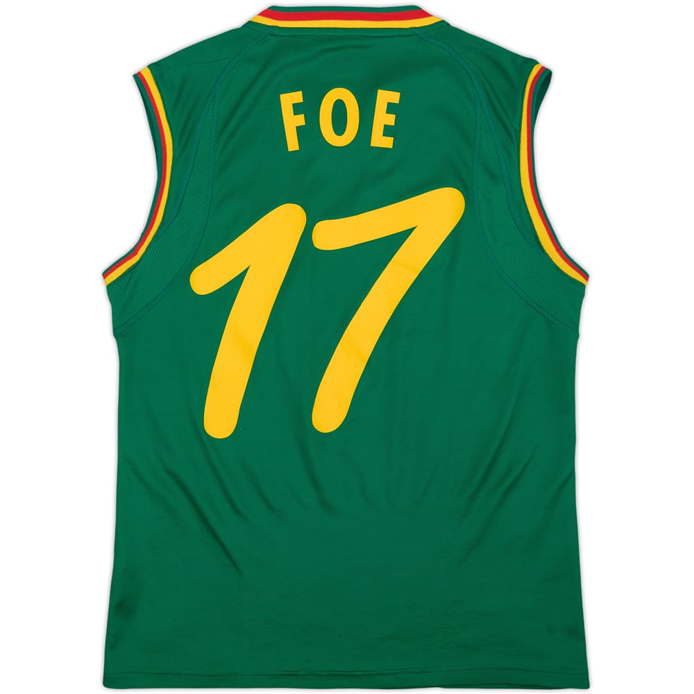 2002 Cameroon Home Vest Shirt Foe #17 - 6/10 - (M)