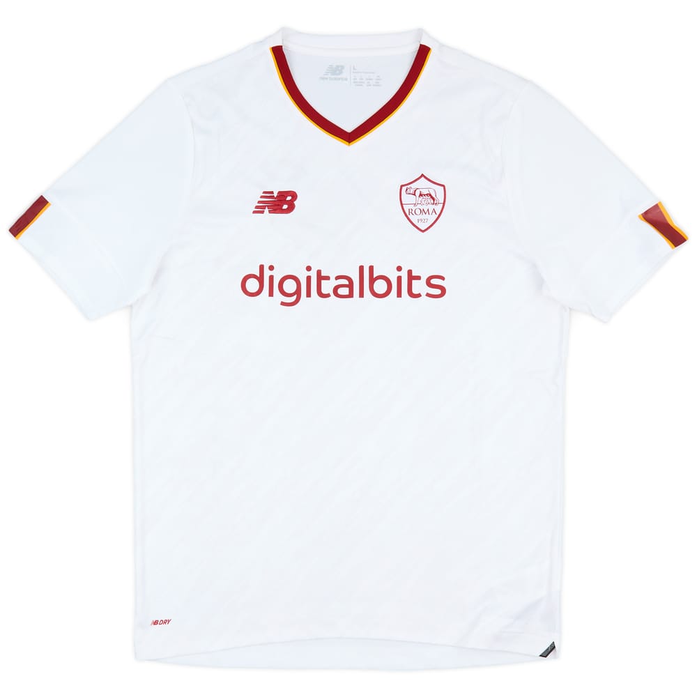 2022-23 Roma Away Shirt - 10/10 - (L)