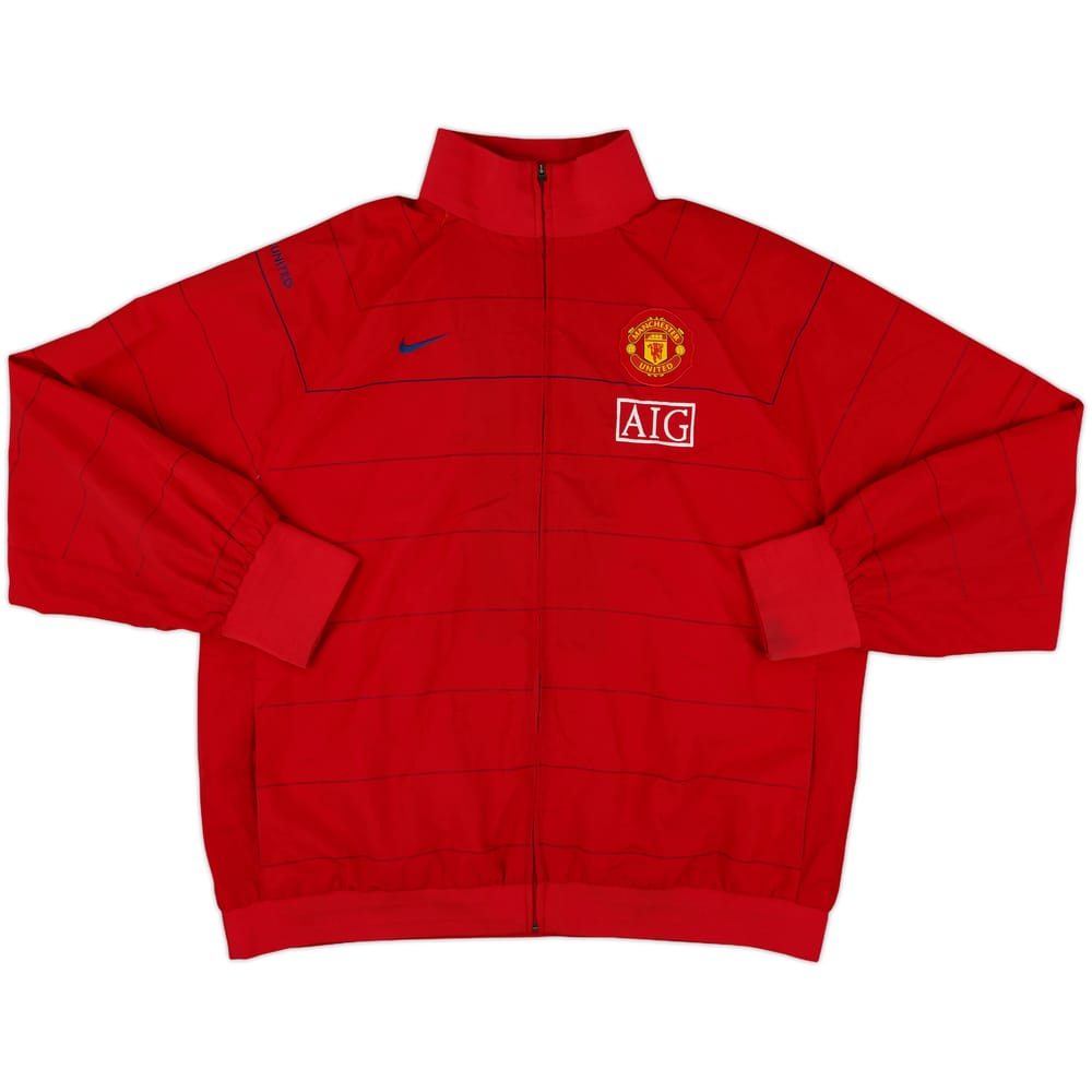 2008-09 Manchester United Nike Track Jacket - 8/10 - (XXL)