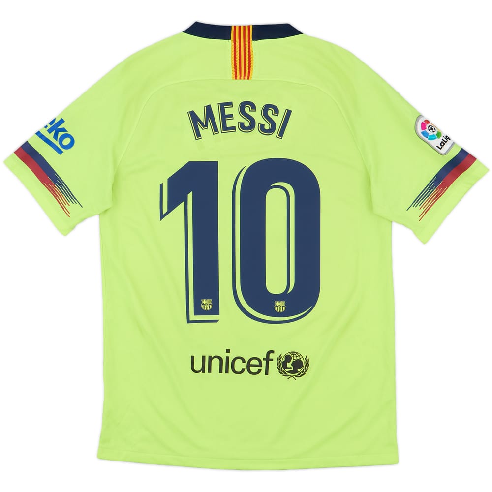 2018-19 Barcelona Away Shirt Messi #10 - 6/10 - (M)