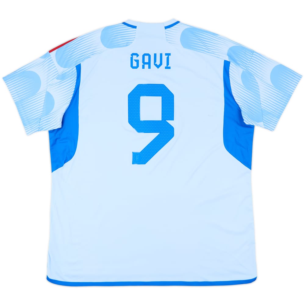 2022-23 Spain Away Shirt Gavi #9 - 10/10 - (XXL)