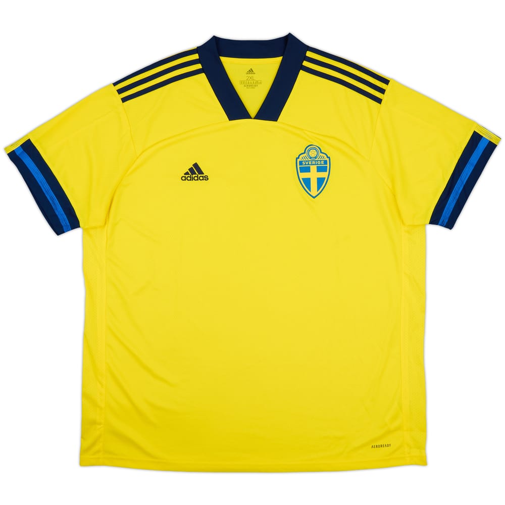 2020-21 Sweden Home Shirt - 8/10 - (XXL)