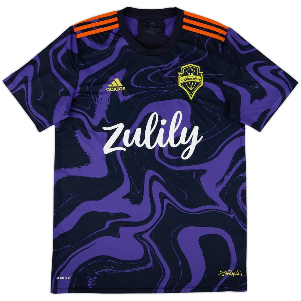 2021-23 Seattle Sounders Away Shirt - 9/10 - (L)