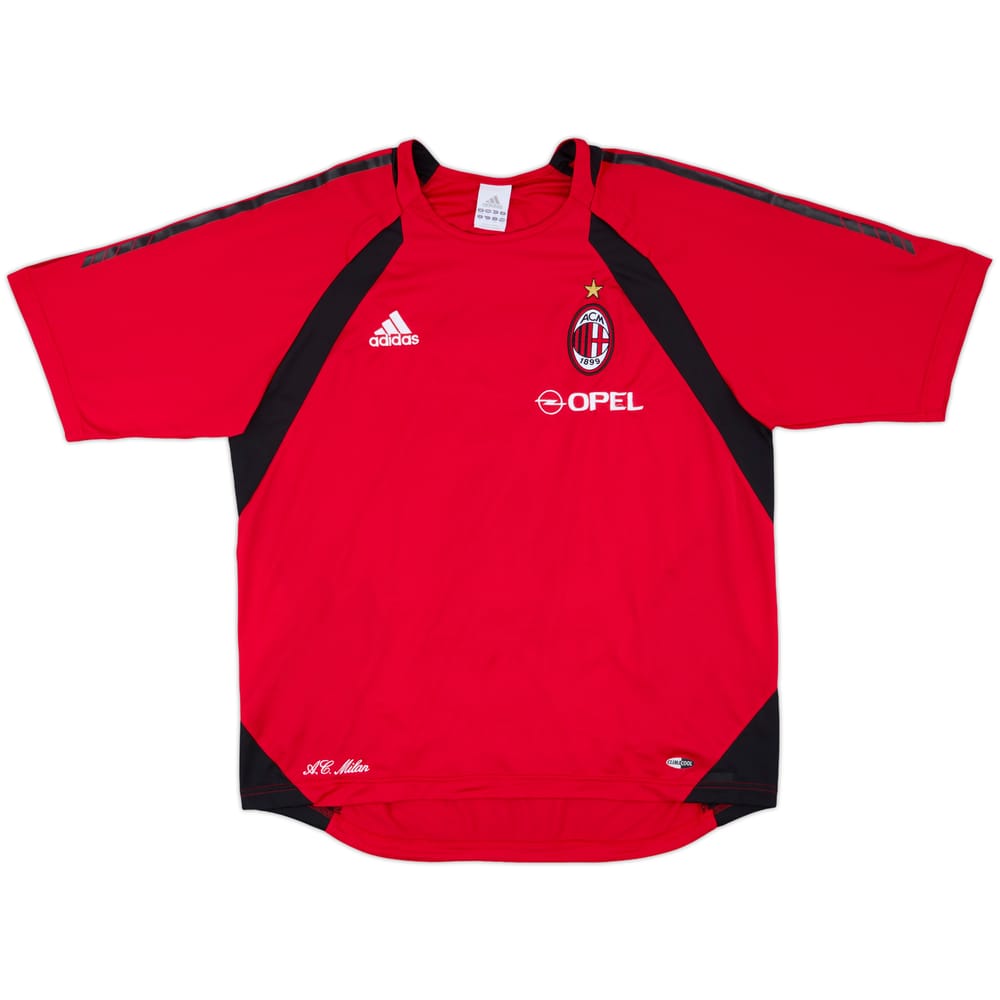 2005-06 AC Milan adidas Training Shirt - 8/10 - (L/XL)