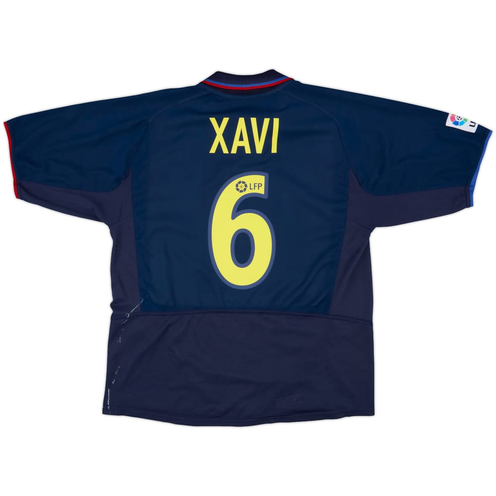 2002-03 Barcelona Away Shirt Xavi #6 - 5/10 - (L)