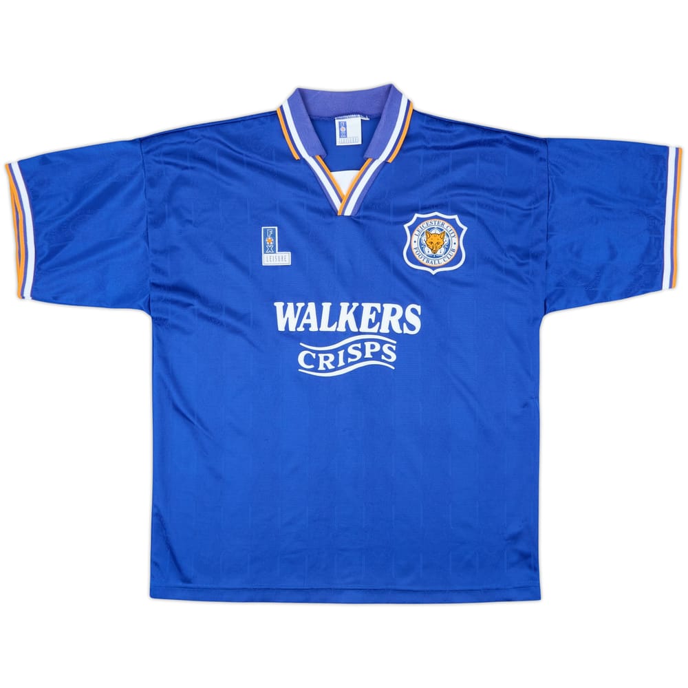 1994-96 Leicester Home Shirt - 8/10 - (XL)