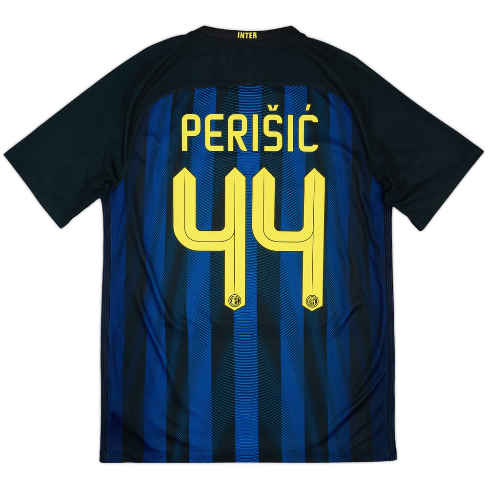 2016-17 Inter Milan Home Shirt Perisic #44 - 9/10 - (M)