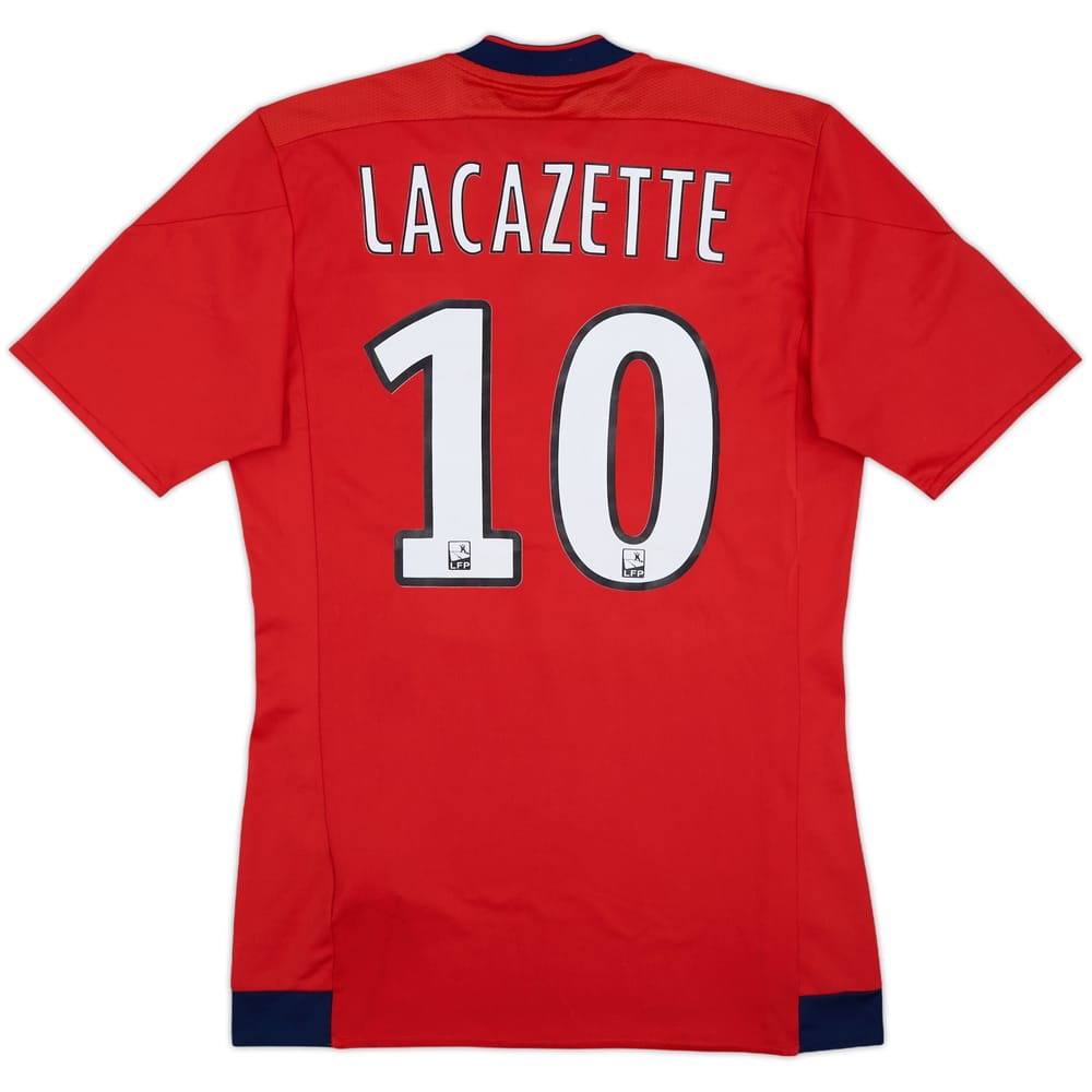 2015-16 Lyon Away Shirt Lacazette #10 (XS)