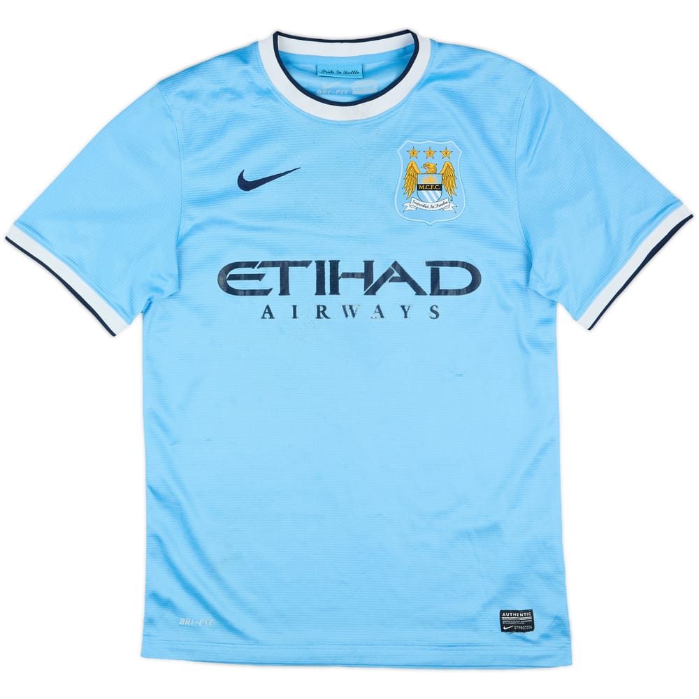 2013-14 Manchester City Home Shirt - 5/10 - (S)