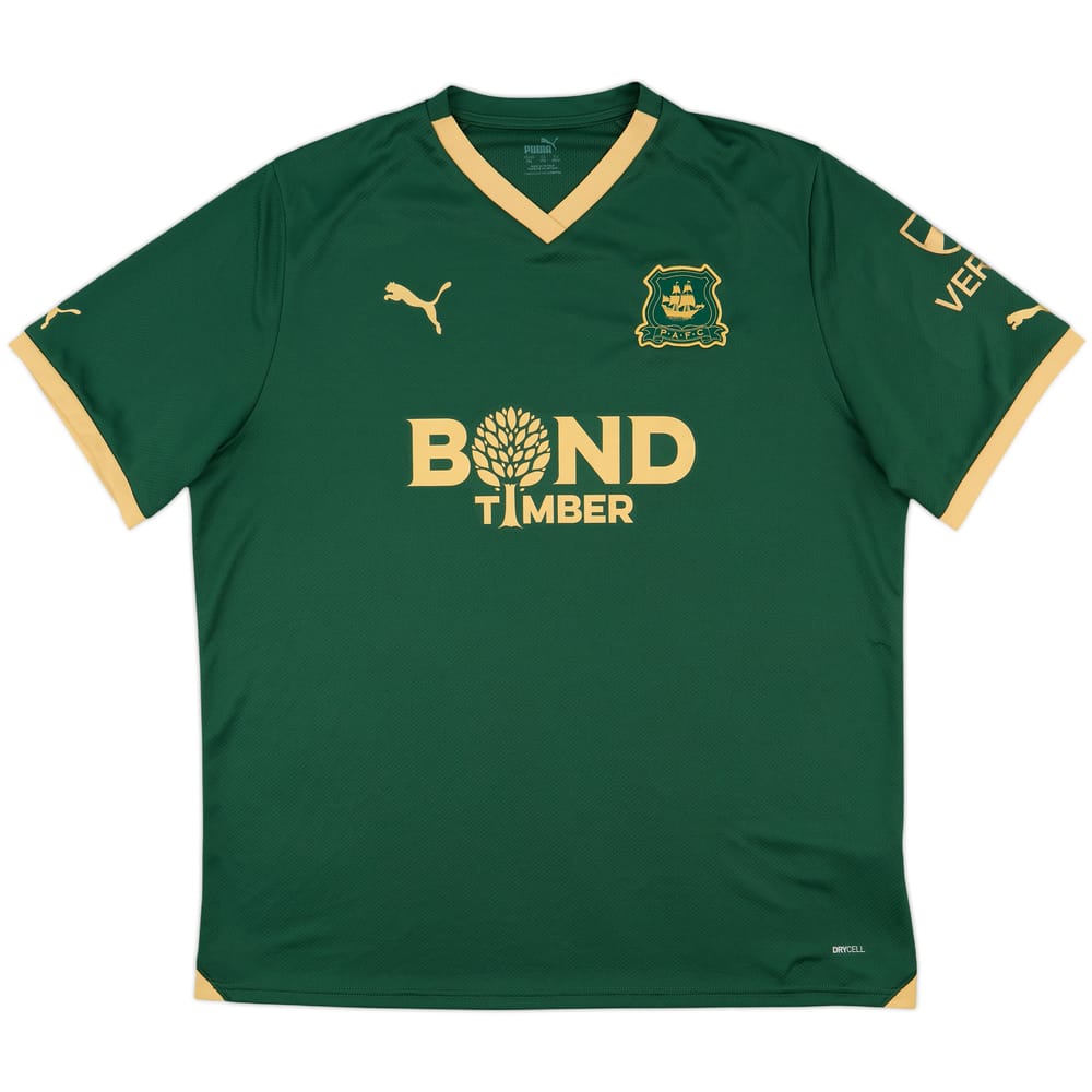 2023-24 Plymouth Argyle Home Shirt - 9/10 - (XXL)