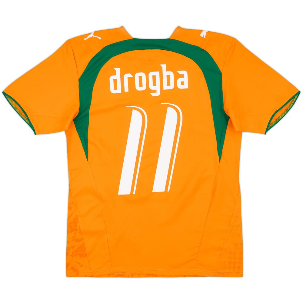 2006-07 Ivory Coast Home Shirt Drogba #11 - 10/10 - (S)