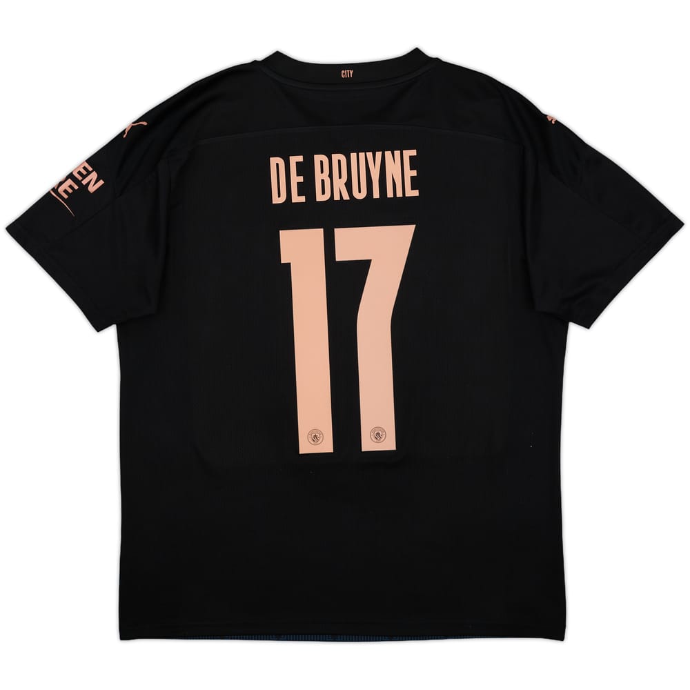 2020-21 Manchester City Away Shirt De Bruyne #17 - 9/10 - (L)