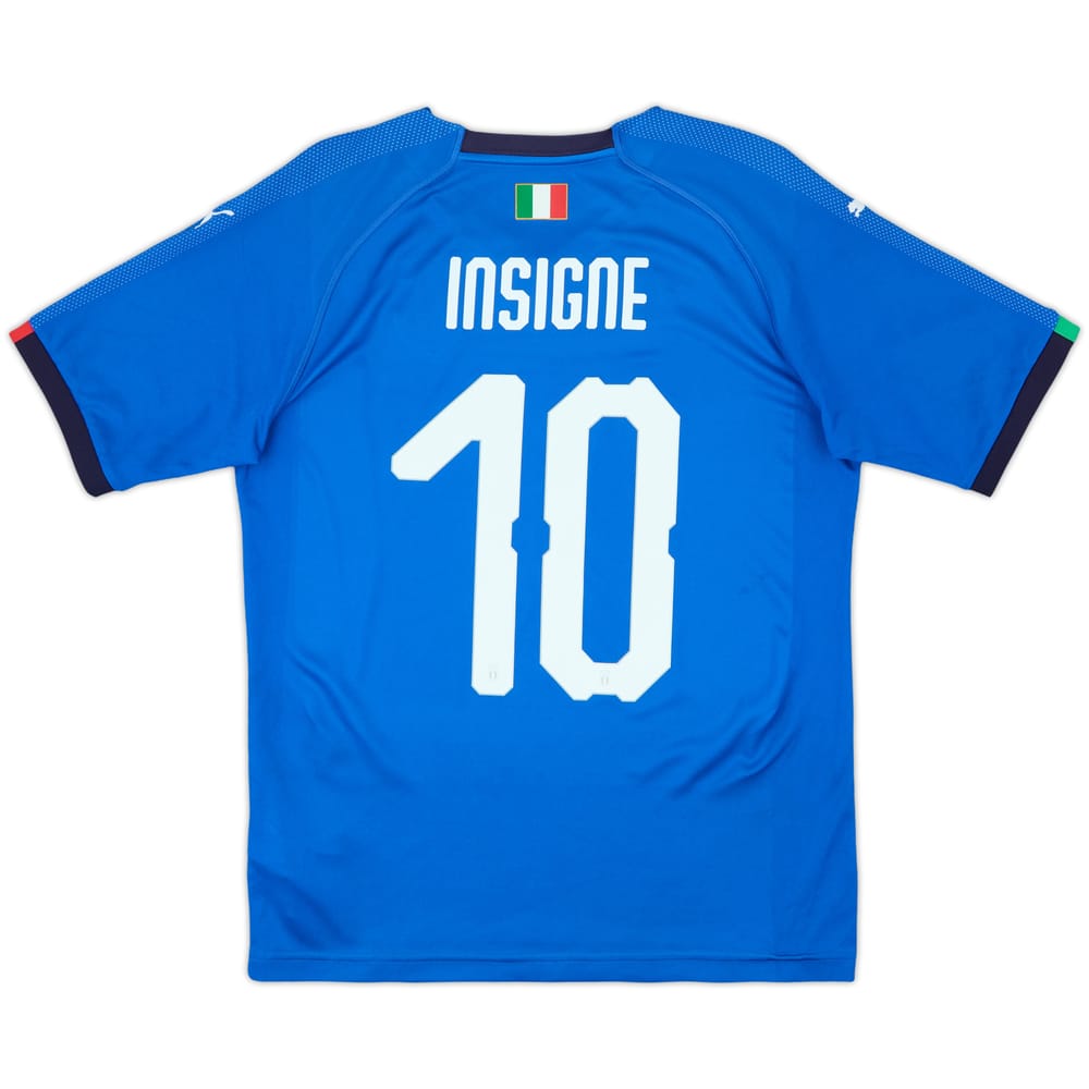 2018-19 Italy Home Shirt Insigne #10 - 5/10 - (S)