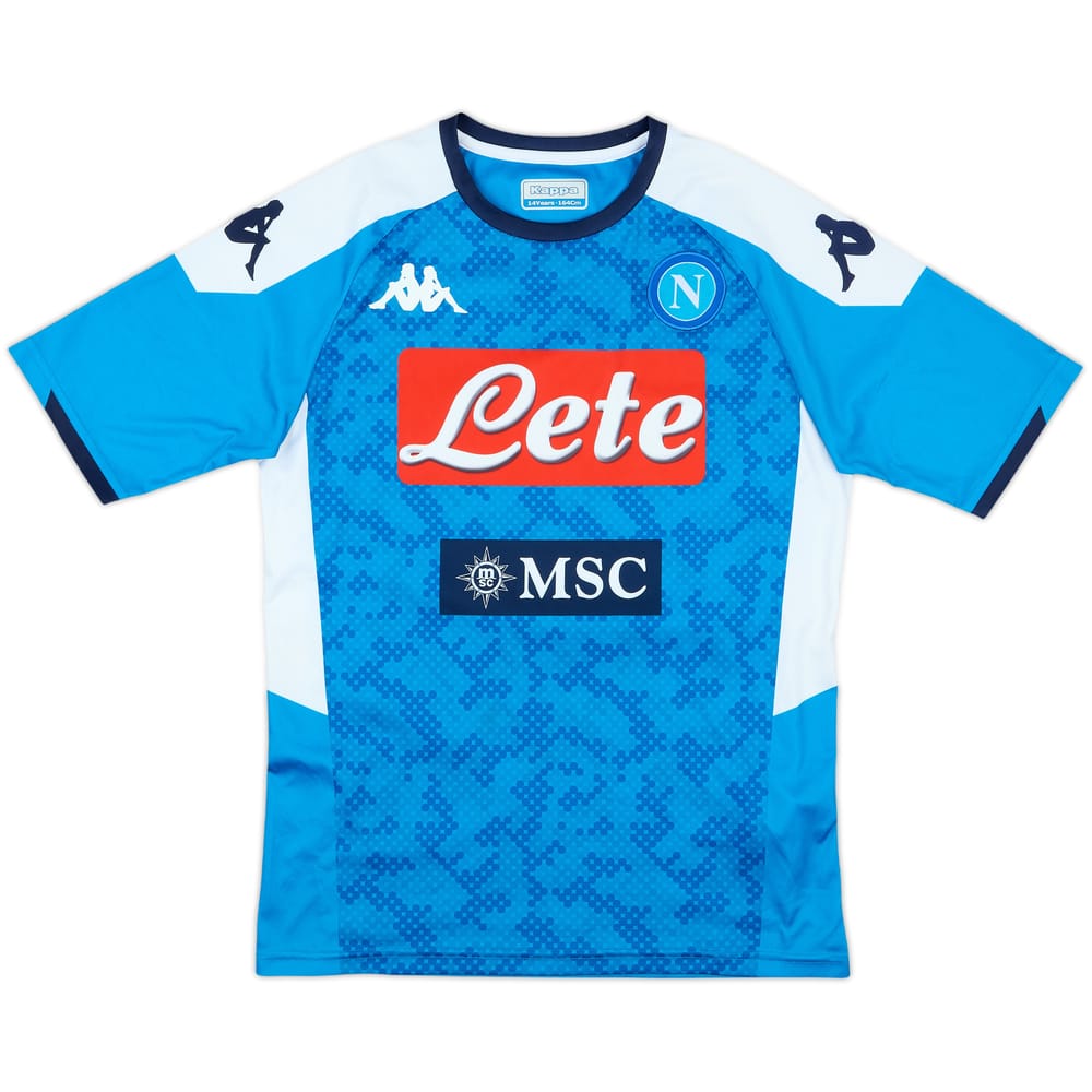 2019-20 Napoli Home Shirt - 8/10 - (L.Boys)