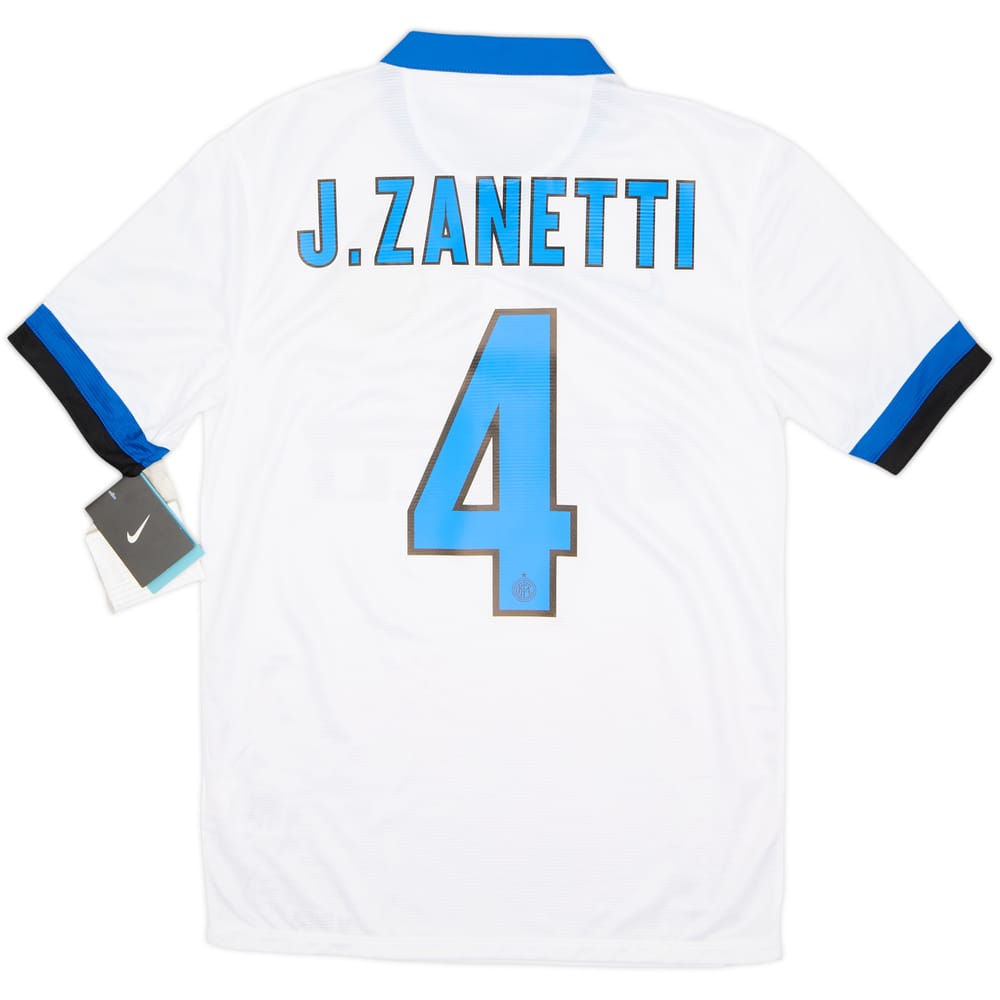 2013-14 Inter Milan Away Shirt J.Zanetti #4 (S)