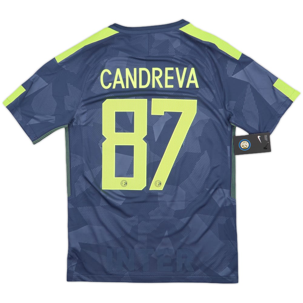 2017-18 Inter Milan Third Shirt Candreva #87 (S)