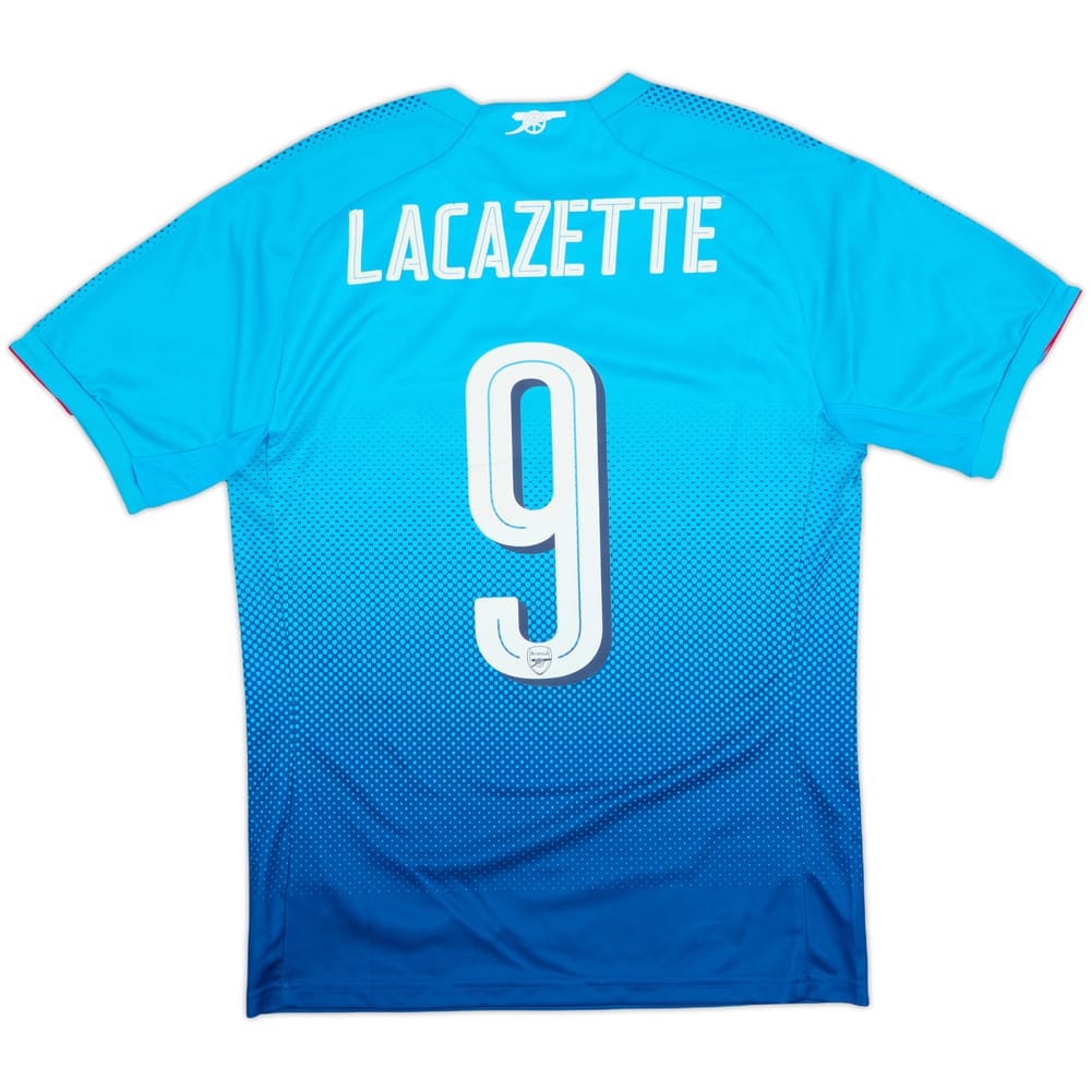 2017-18 Arsenal Away Shirt Lacazette #9 (S)