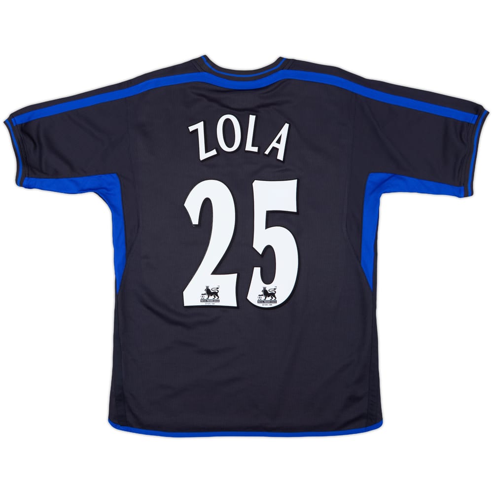 2002-04 Chelsea Away Shirt Zola #25 - 9/10 - (M)