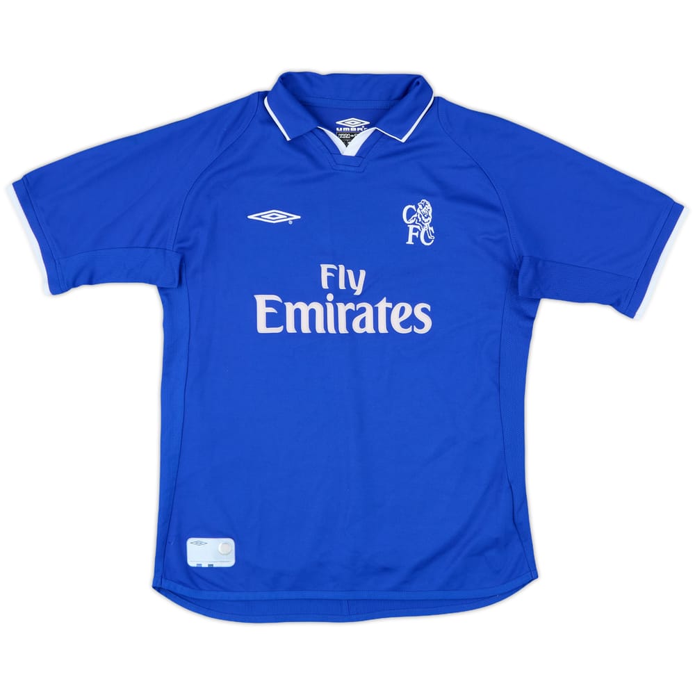 2001-03 Chelsea Home Shirt - 8/10 - (L.Boys)