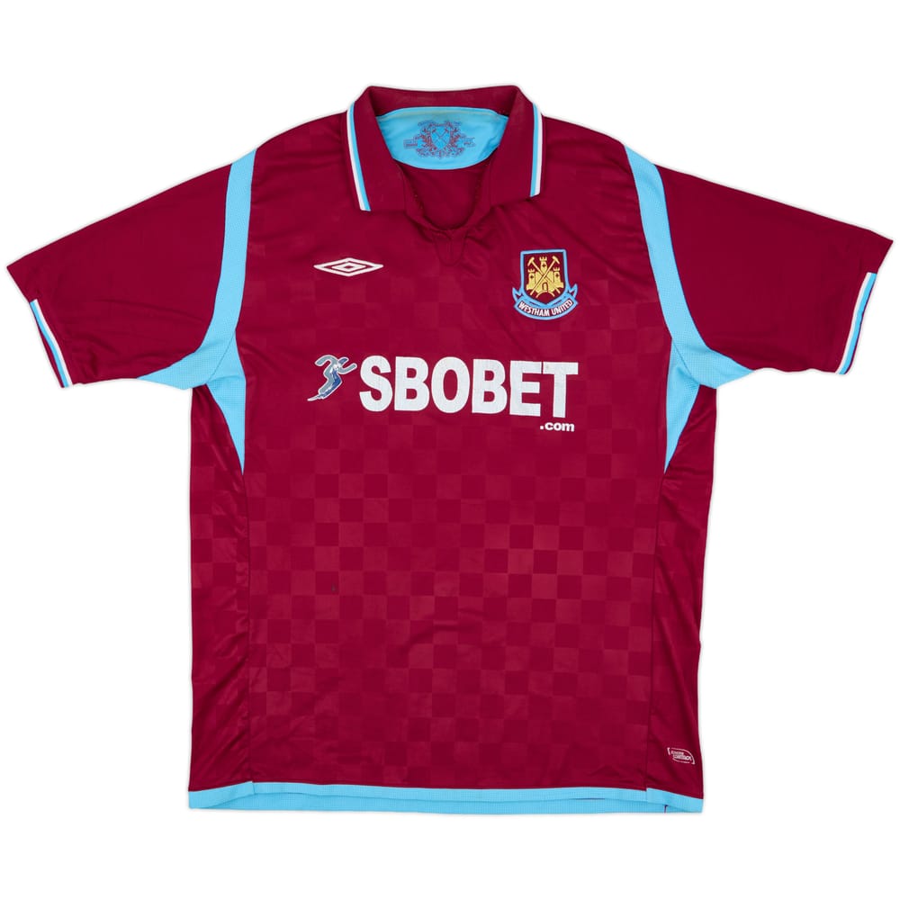 2009-10 West Ham Home Shirt - 5/10 - (XL)
