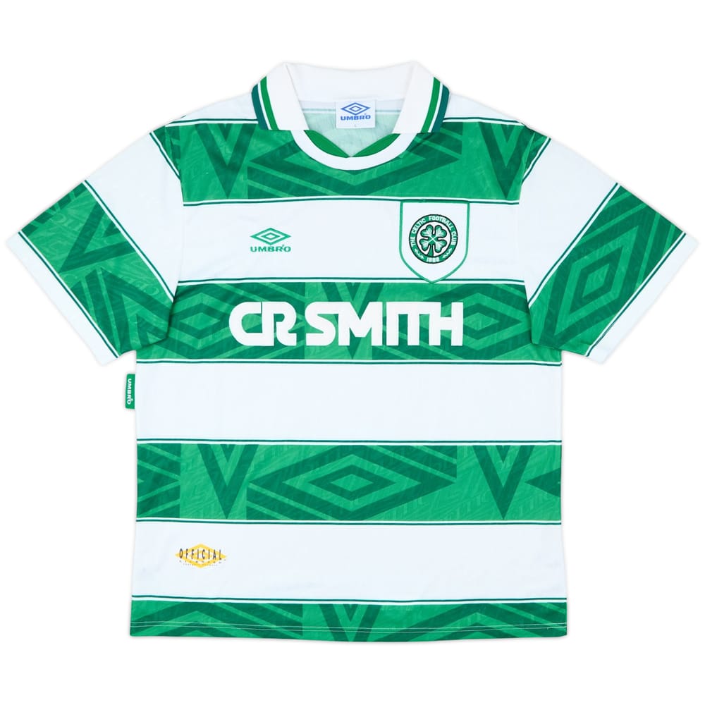 1993-95 Celtic Home Shirt - 8/10 - (L)
