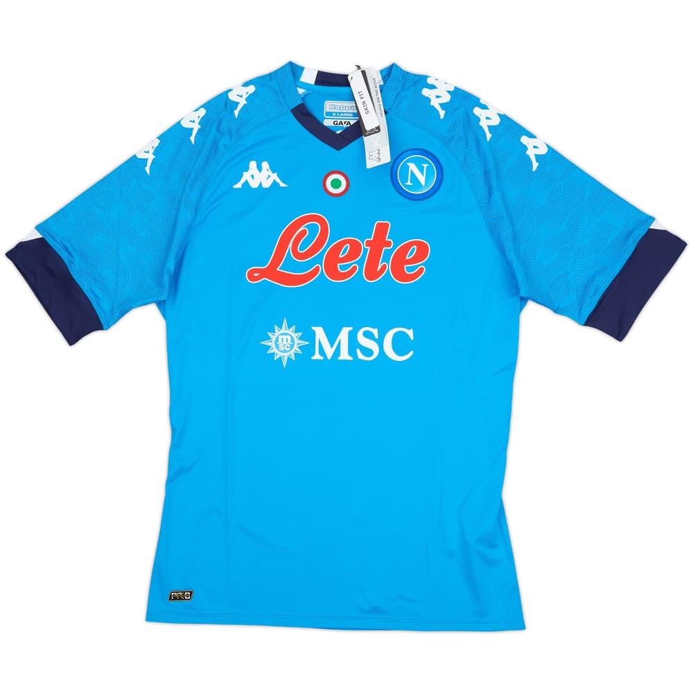 2020-21 Napoli Authentic Home Shirt (XL)