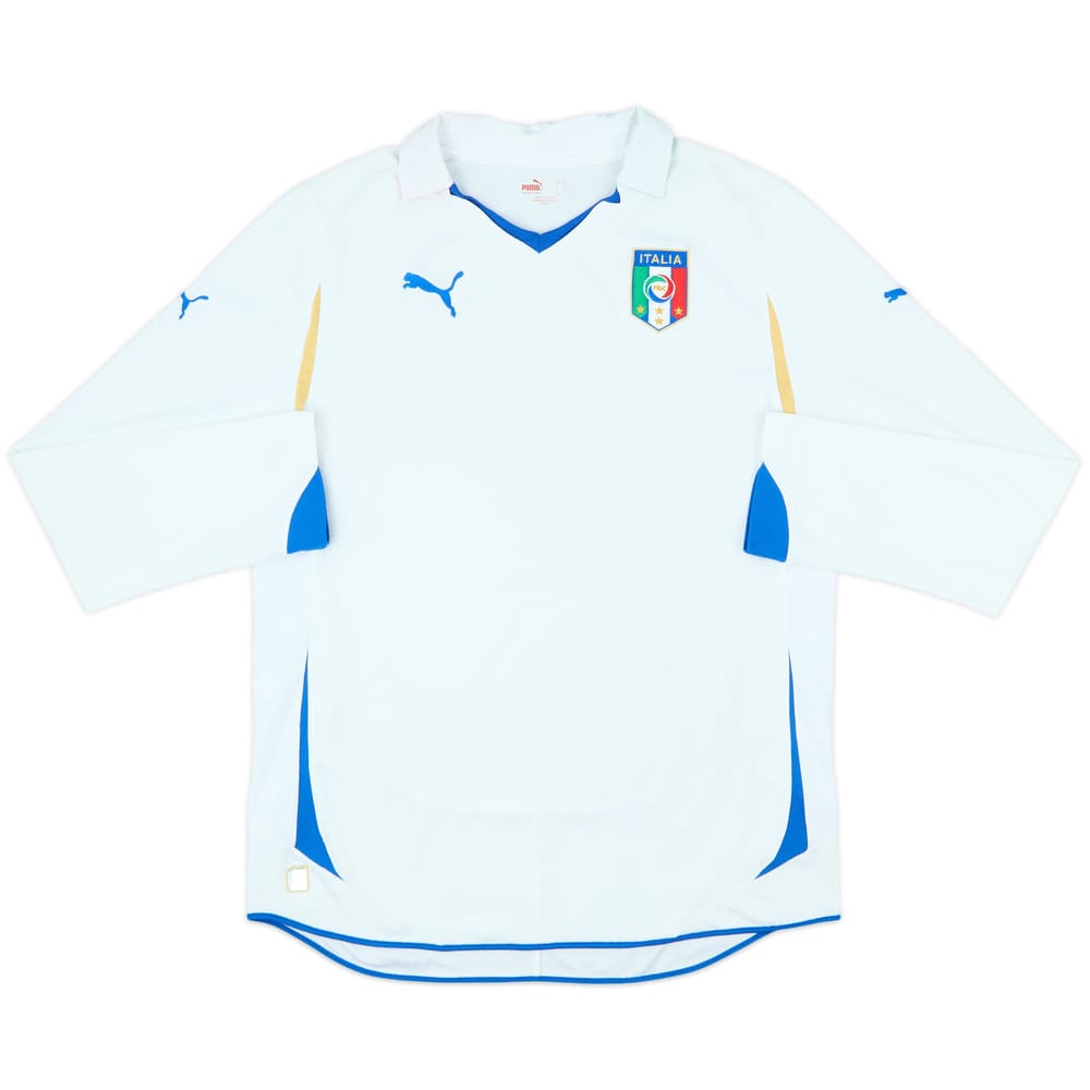 2010-12 Italy Away L/S Shirt - 7/10 - (L)