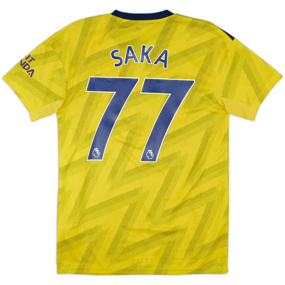 2019-20 Arsenal Away Shirt Saka #77 - 9/10 - (S)