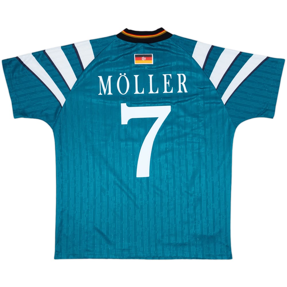 1996-98 Germany Away Shirt Moller #7 - 8/10 - (XL)