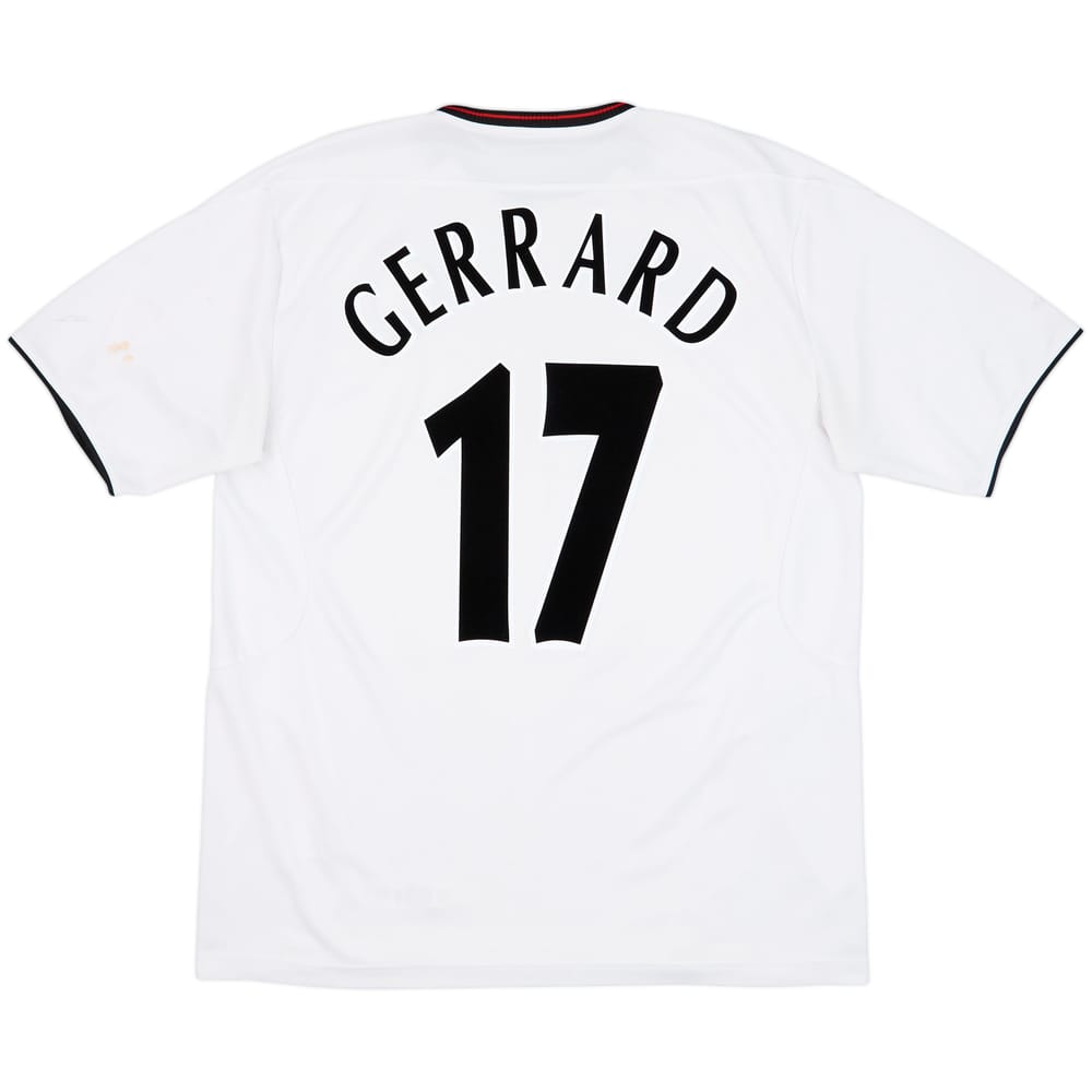 2003-04 Liverpool Away Shirt Gerrard #17 - 5/10 - (L)