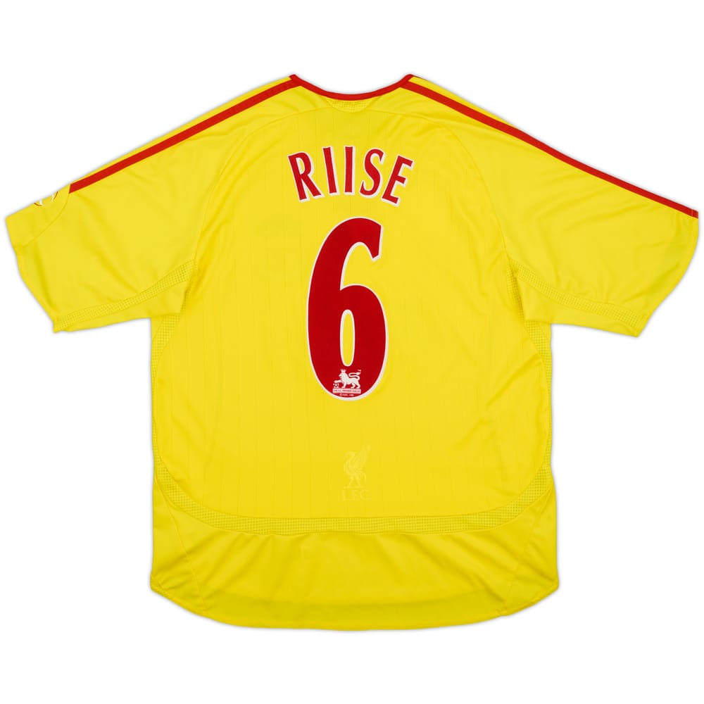 2006-07 Liverpool Away Shirt Riise #6 - 7/10 - (L.Boys)