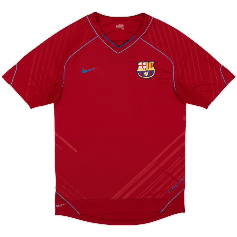 2007-08 Barcelona Nike Training Shirt - 8/10 - (XL.Boys)