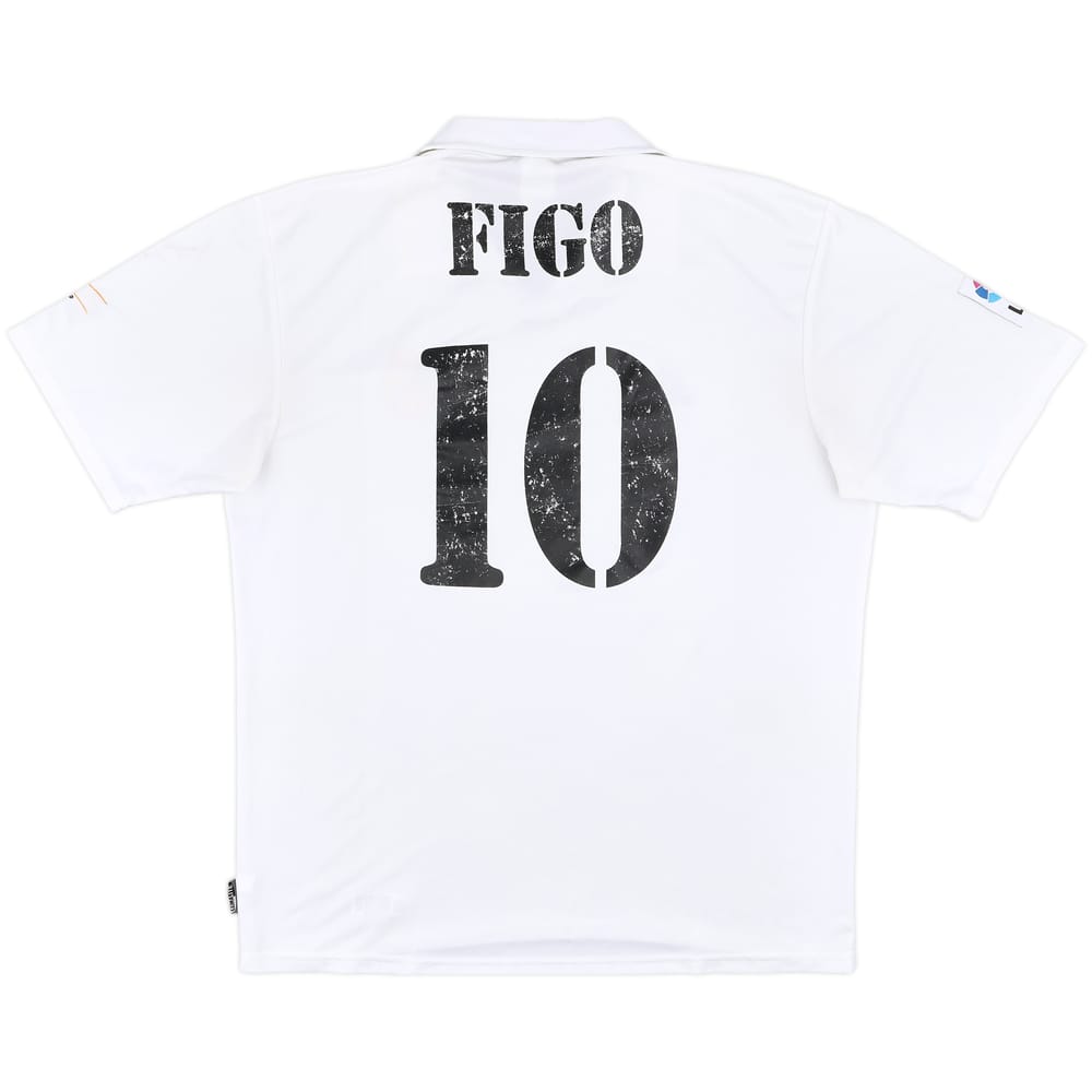 2001-02 Real Madrid Centenary Home Shirt Figo #10 - 5/10 - (XL)
