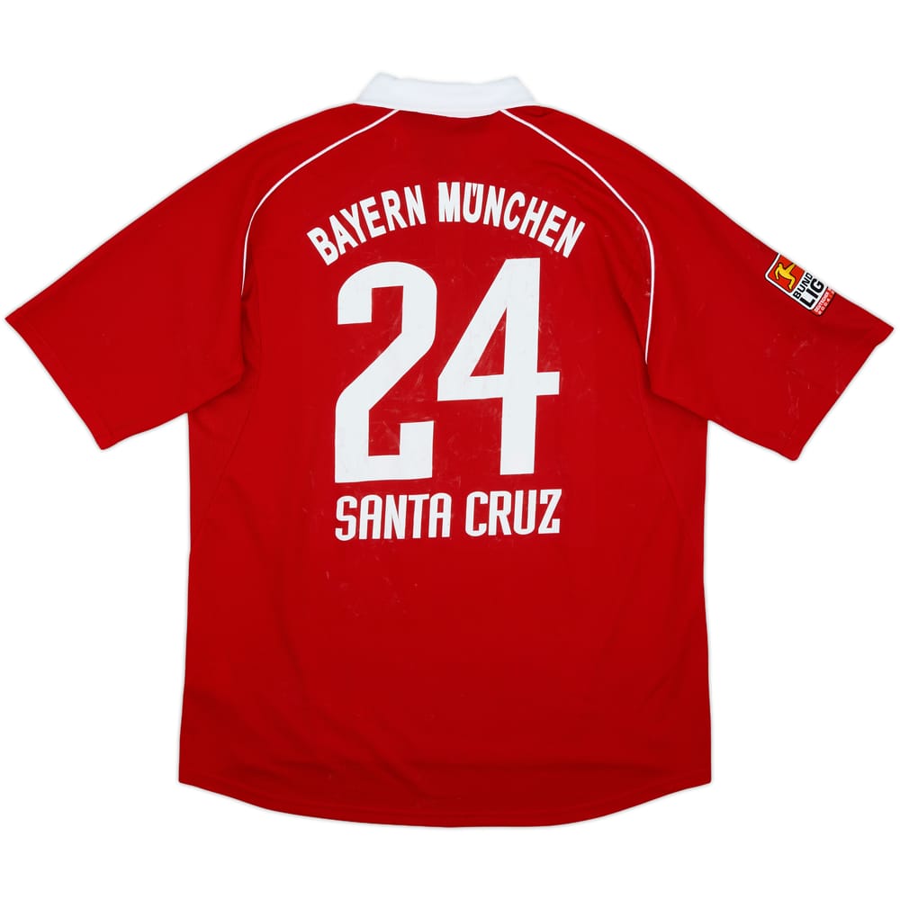 2005-06 Bayern Munich Home Shirt Santa Cruz #24 - 5/10 - (XL)