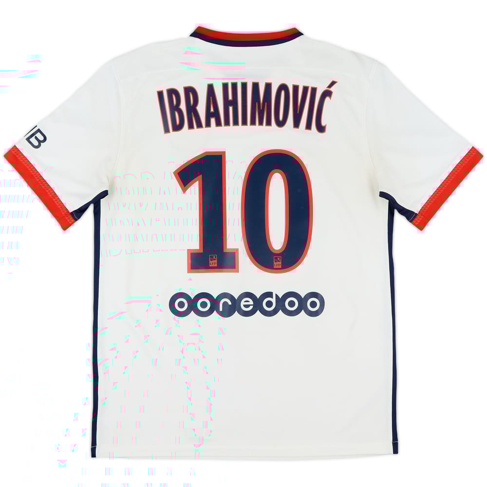 2015-16 Paris Saint-Germain Away Shirt Ibrahimovic #10 - 5/10 - (M)