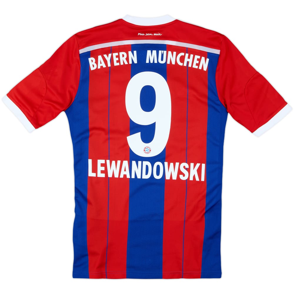 2014-15 Bayern Munich Home Shirt Lewandowski #9 - 9/10 - (S)
