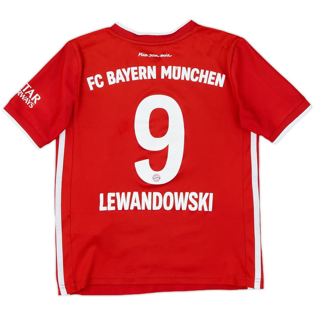 2020-21 Bayern Munich Home Shirt Lewandowski #9 - 5/10 - (S.Boys)