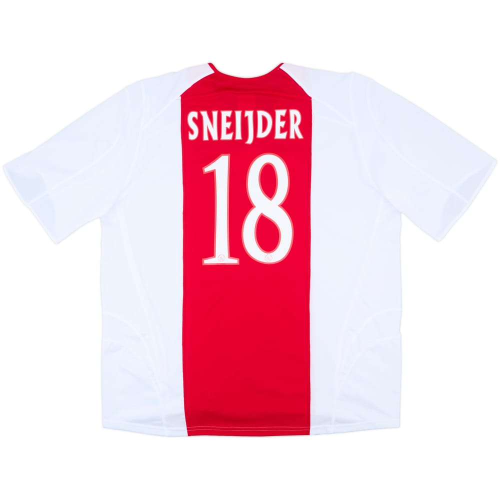 2005-06 Ajax Home Shirt Sneijder #18 - 10/10 - (XXL)