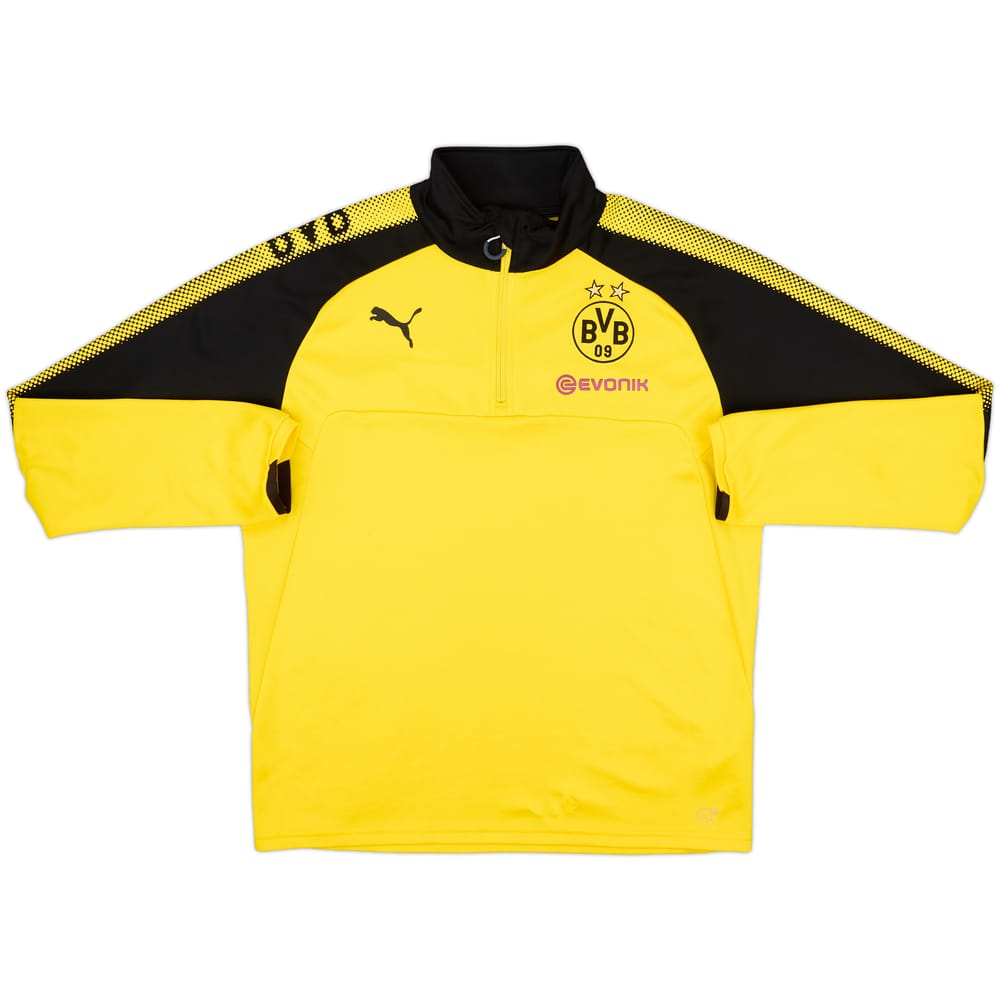 2015-16 Borussia Dortmund Puma 1/4 Zip Drill Top - 4/10 - (L)