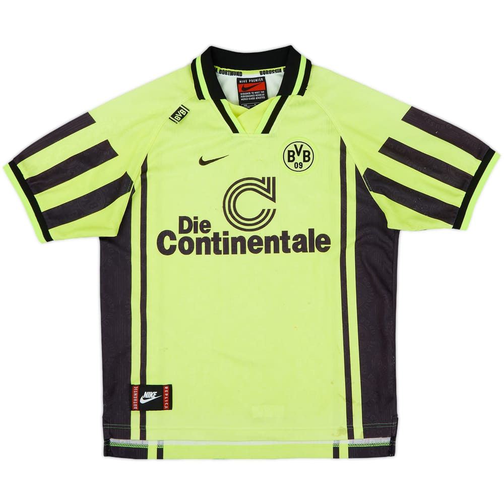 1996-97 Borussia Dortmund Home Shirt - 7/10 - (XL.Boys)