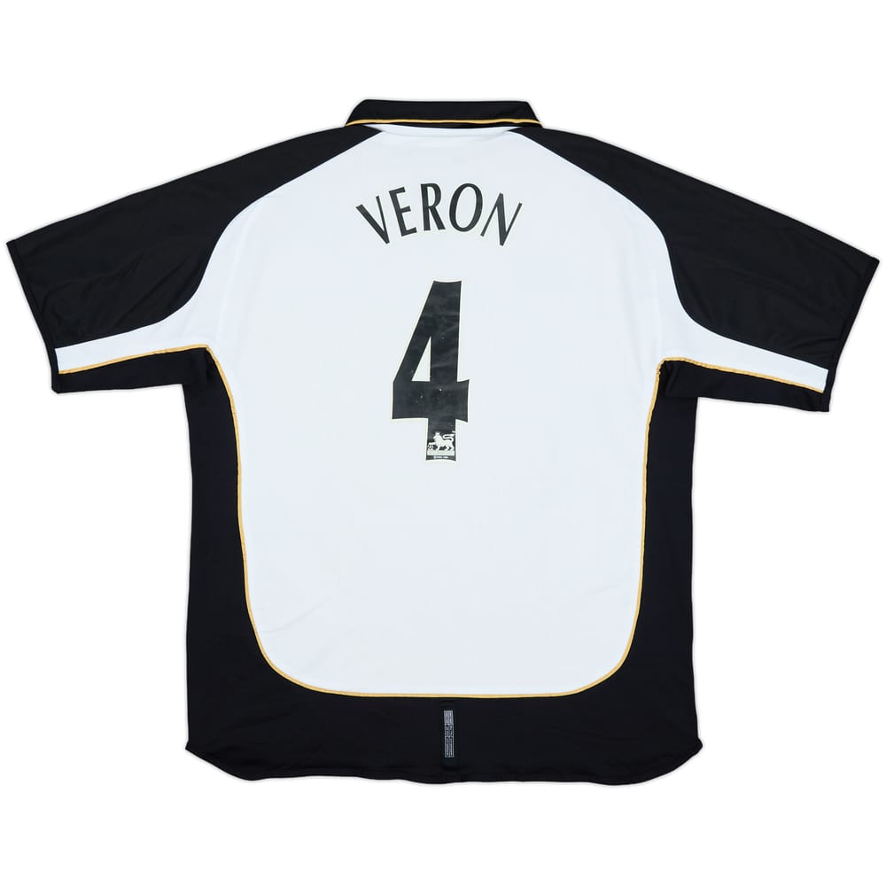 2001-02 Manchester United Centenary Away/Third Shirt Veron #4 - 7/10 - (XXL)