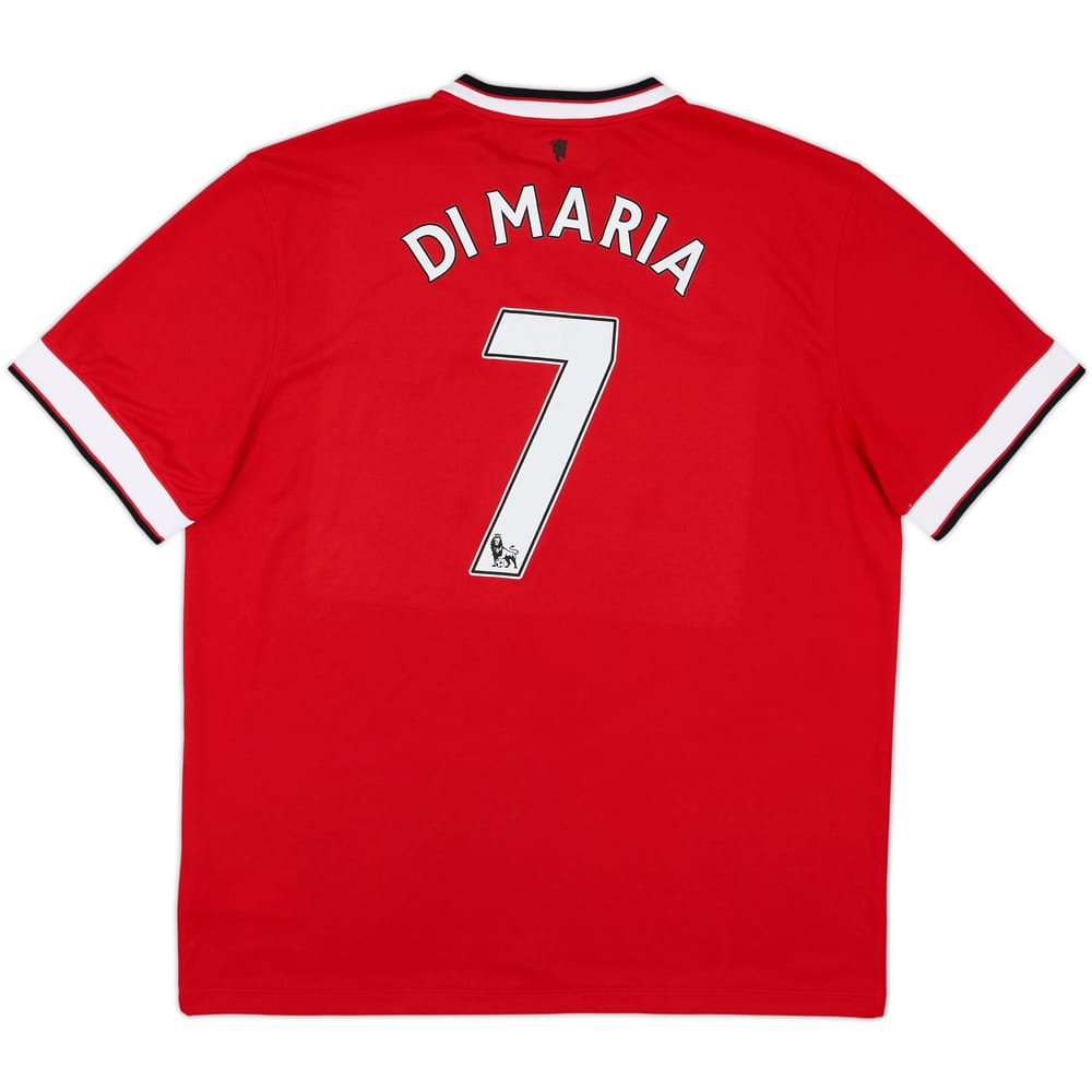 2014-15 Manchester United Home Shirt Di Maria #7 - 9/10 - (XL)