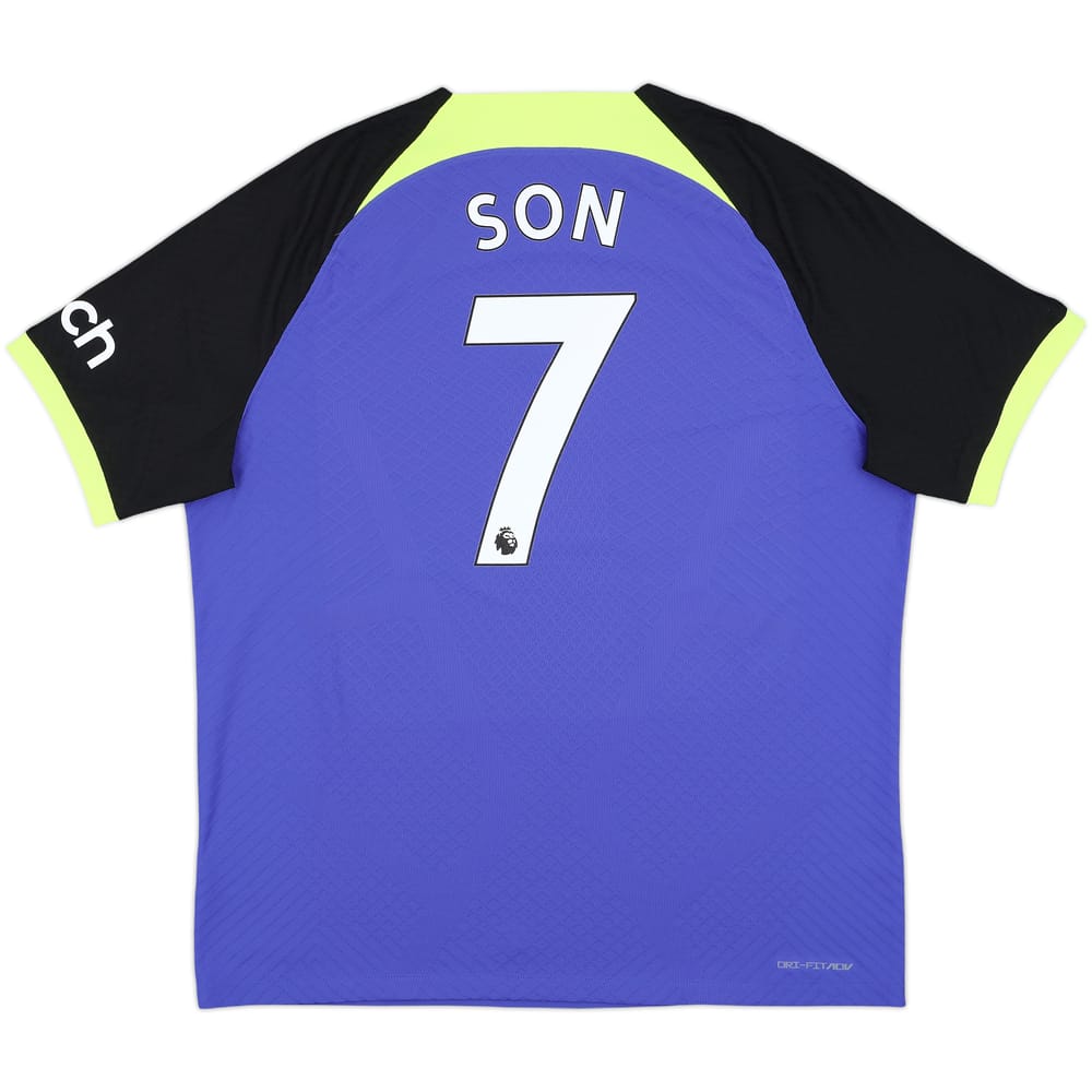 2022-23 Tottenham Authentic Away Shirt Son #7 - 10/10 - (XL)