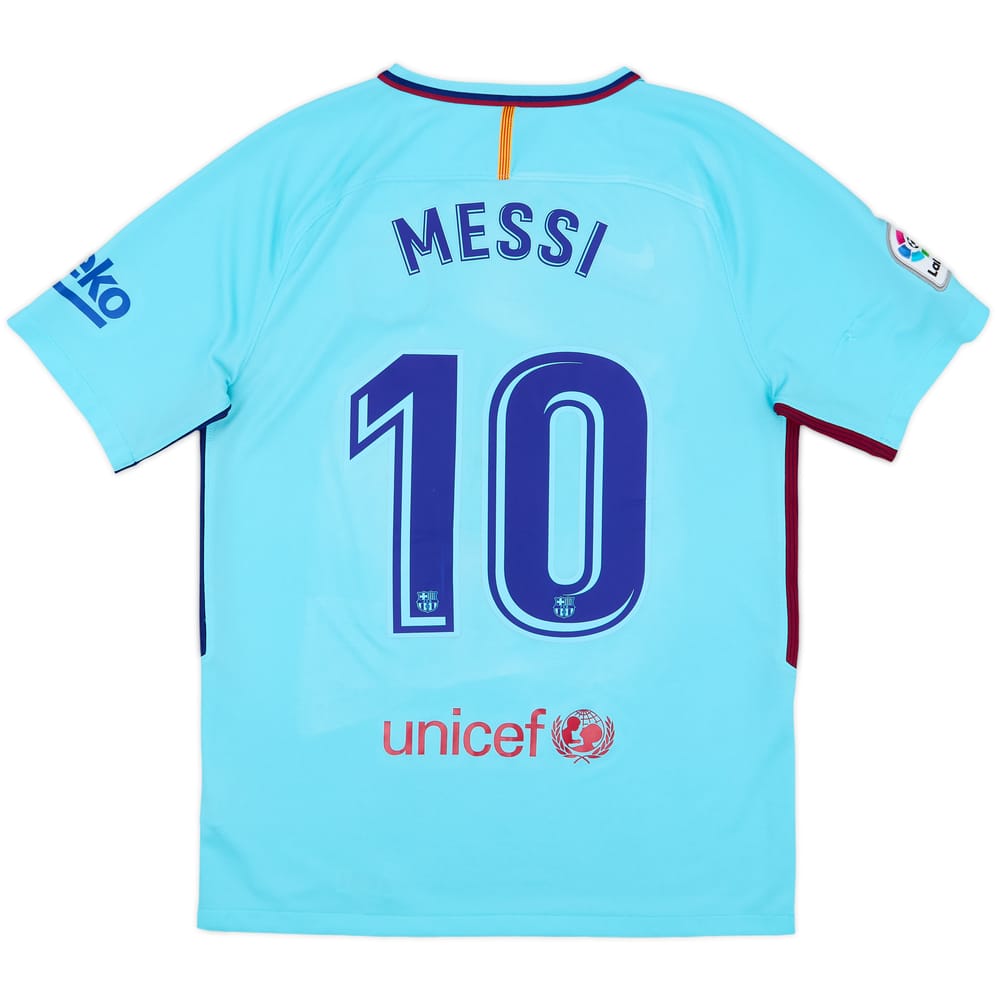 2017-18 Barcelona Away Shirt Messi #10 - 8/10 - (M)