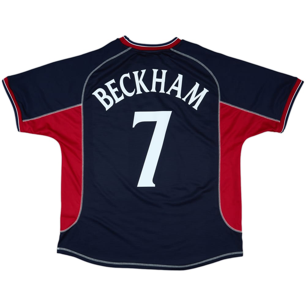 2000-01 Manchester United Third Shirt Beckham #7 - 8/10 - (XL)