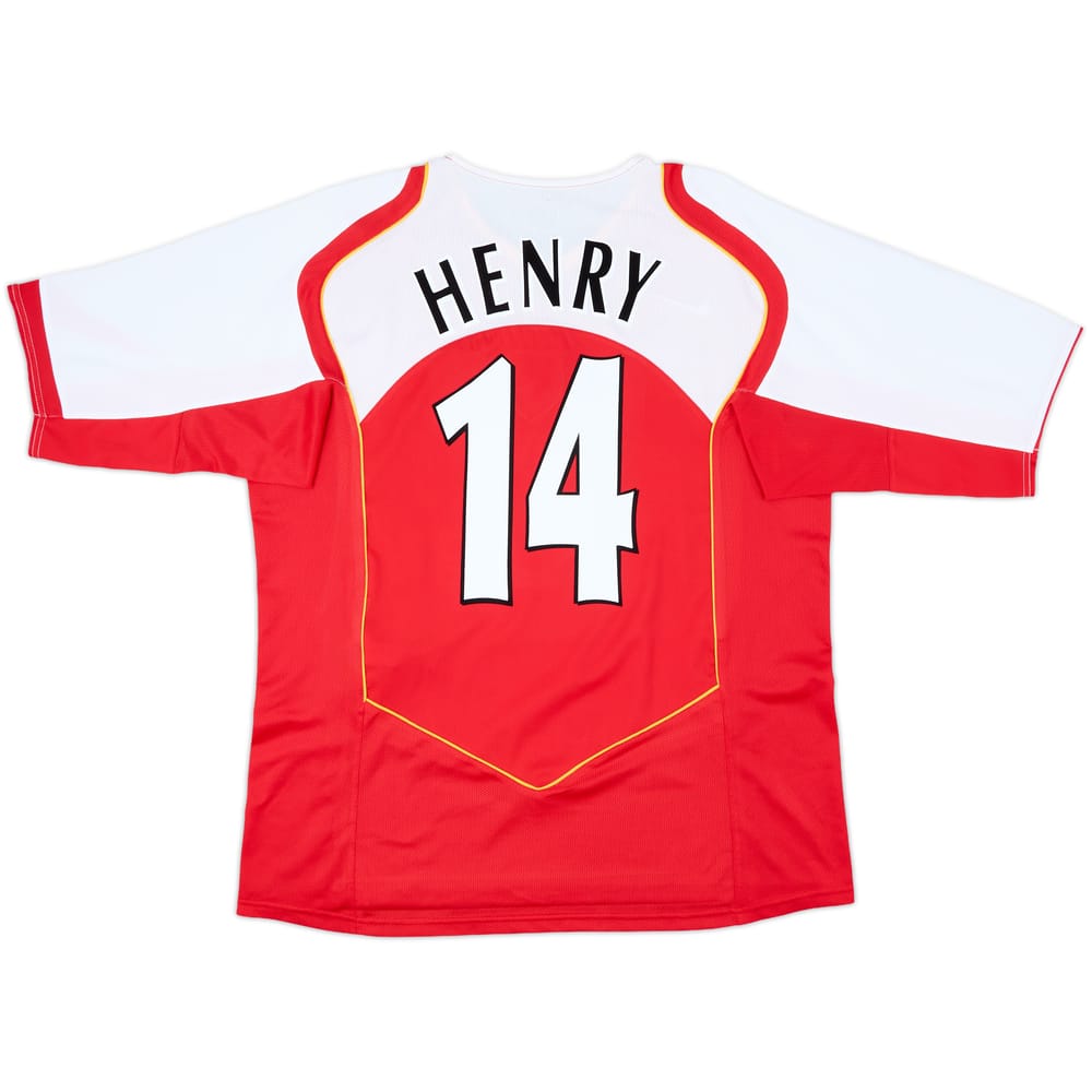 2004-05 Arsenal Home Shirt Henry #14 - 9/10 - (XL)