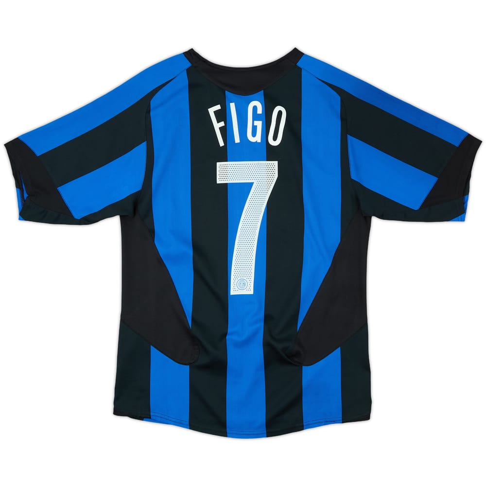 2005-06 Inter Milan Home Shirt Figo #7 - 7/10 - (S)