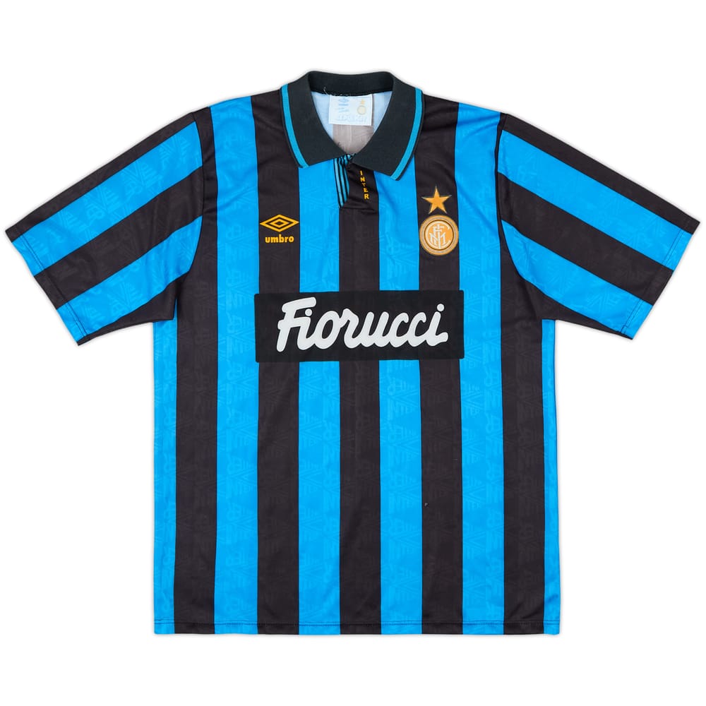 1992-94 Inter Milan Home Shirt - 8/10 - (L)